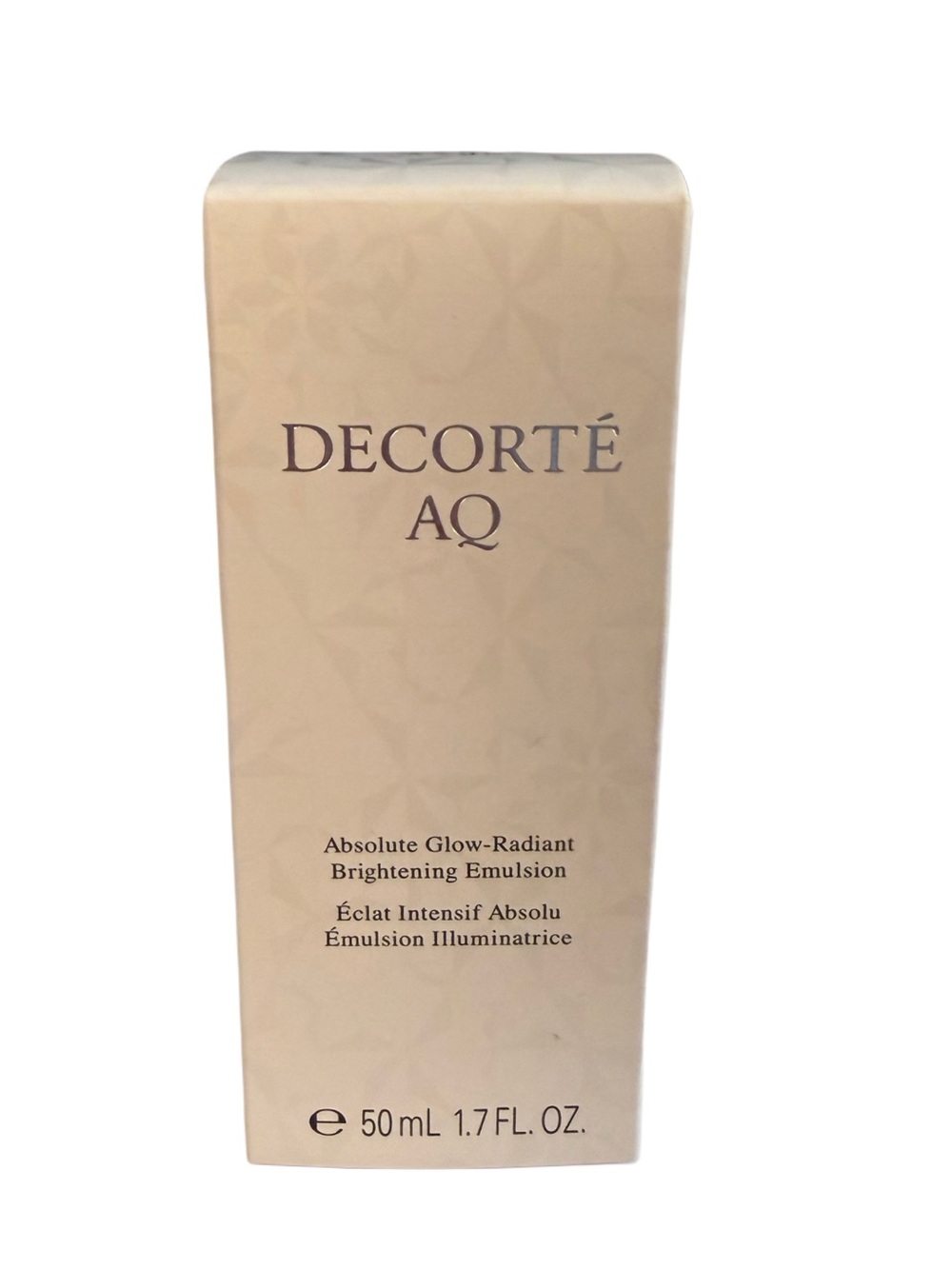 BNIB! DECORTE AQ Absolute Glow Radiant Brightening Emulsion - Cream